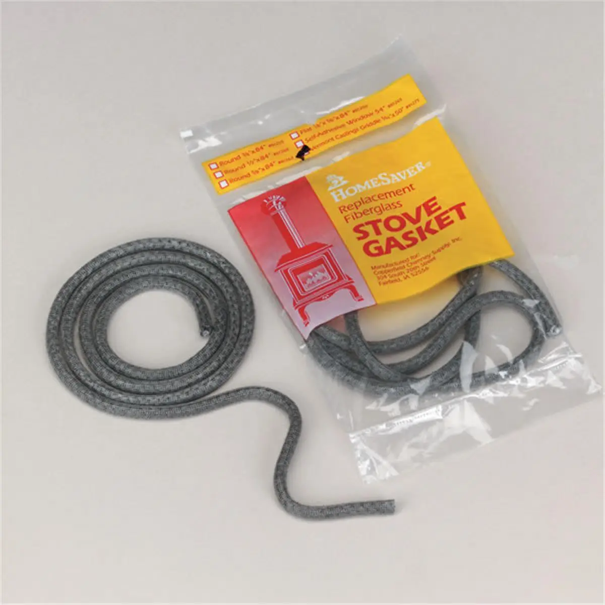 A.W. Perkins Co 212 MAIN 1095 Vermont Castings Silicone Griddle Gasket, 5/16 in x 50 in, Stove Replacement Part