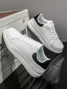 Unisex's Sporty Athletic Lace Up Low Top Skate Shoes, Casual Comfortable Breathable Non-slip Sneakers, Fashionable Skate Shoes for Daily Wear, Closed, Sports Shoes, Walking Shoes