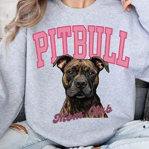 Brindle Pitbull Mom Club Sweatshirt