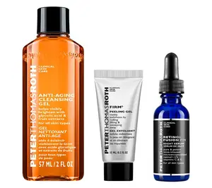 Peter Thomas Roth 3-piece Travel Trio with Black PTR Logo Bag