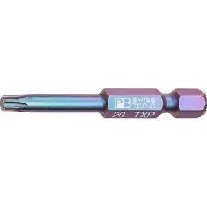 PB Swiss PB E6.401/20 Bit with Colour Coding, TORX® Plus, IP20, 50 mm