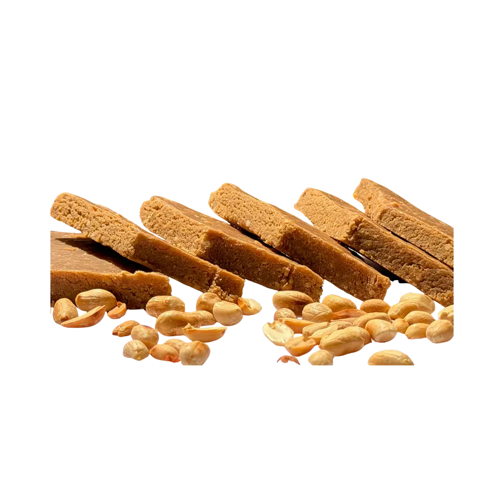 Homemade Peanut Brittle (Dous Manba/Dous Pistach)-Organic Peanut Snack-Pack of 6 Natural Peanut Brittle