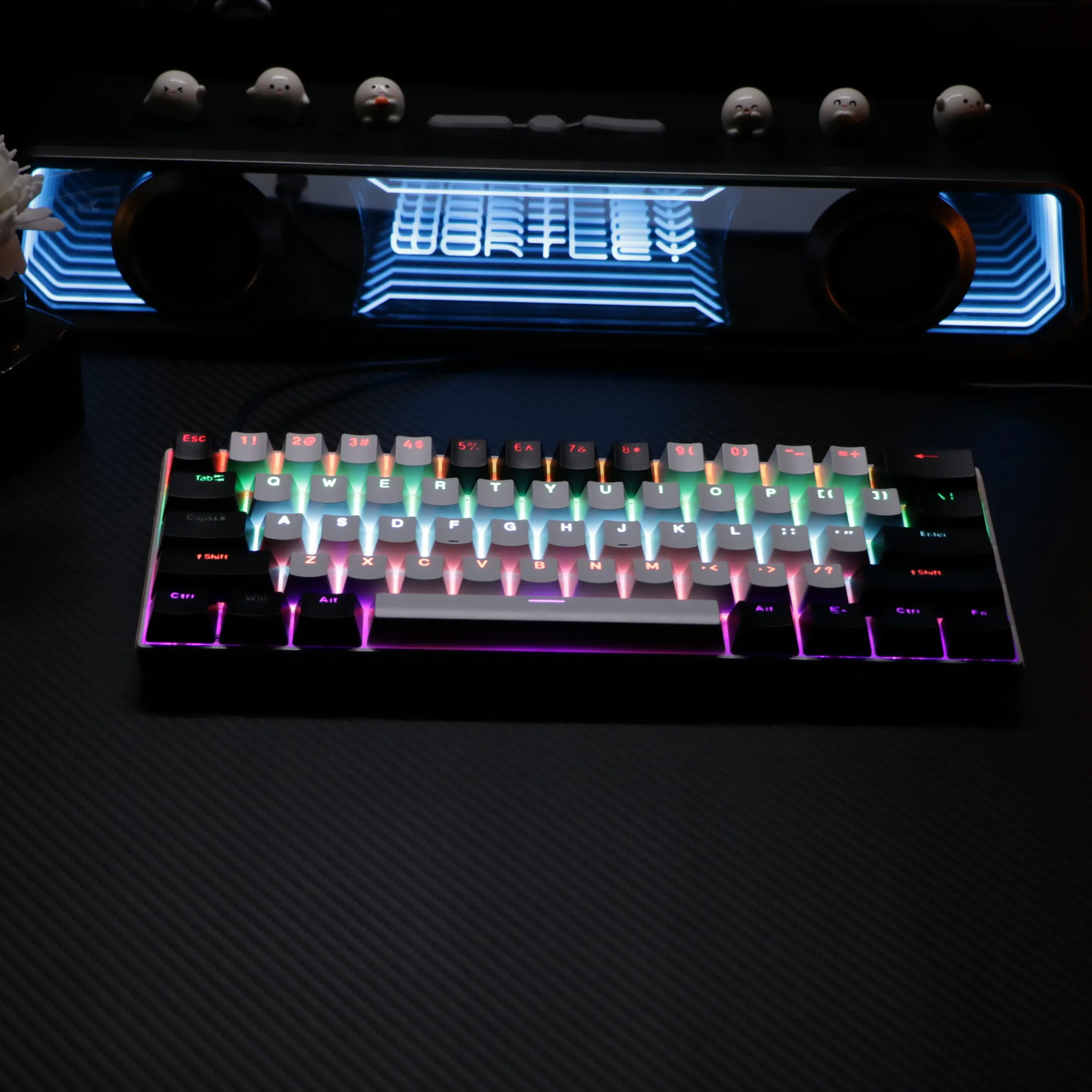 61-Key Layout Hot-Swappable Mechanical Gaming Keyboard - PC, Electronics & Console Gaming Accessory, Computer Office Keyboards, Keyboards For Gaming