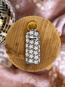 Daisy Lip Balm Keychain