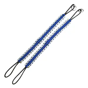 Blue and Silver Bottom Paracord Strap for 13 quarts cooler