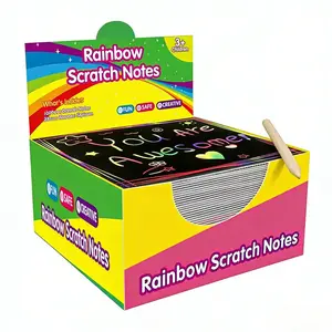 Kids party supplies,Rainbow Scratch Paper Art Notes: Kids Valentines Day Crafts Gifts Age 4 5 6 7 8 9 10 Years Old Girls Boys Toys Students Classroom Prizes School Activity Easter Basket Stuffers Essentials, Birthday, Artistic, Holidays, Daycare