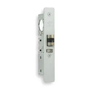 Adams Rite 451035101628 1.125 x 4.625 in. Left Hand Standard Duty Deadlatch Standard Mortised Strike, Clear Anodized Aluminum