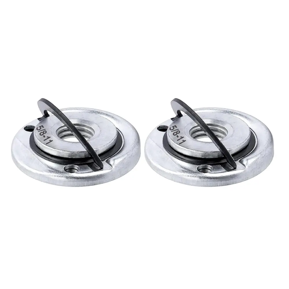 GJANSH Angle Grinder Flange Nuts with M14 and 5/8-11 Inch Thread, Quick Change Grinder Flange Locking Nut Metal Angle Grinder Nut for Replacement/Fixing Cutting Discs