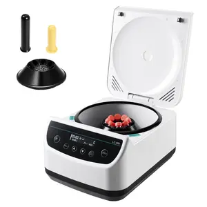 Microcentrifuge Machine For 2/5/10/15 ML Tubes, Low Speed Centrifuge With 500–4000 RPM Range, Includes One Rotor And Digital Timer, Compact Benchtop Lab Equipment For Routine Sample Preparation