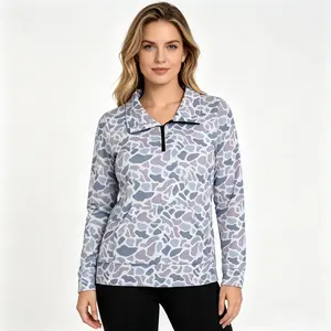 Adult women camouflage hunting season pullover top Matching