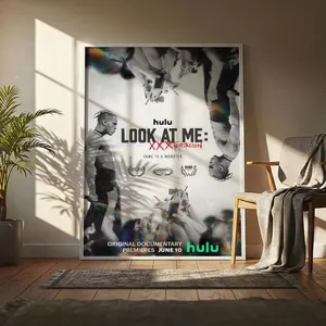 Controversial Rapper XXXTentacion Poster HD Heavy-Duty Self-Adhesive Waterproof Wall Decor – Tool-Free Install, Durable & Reusable Conceals Wall Flaws | Elevates Home Style | Ideal for Living Rooms, Bathrooms & Kitchens