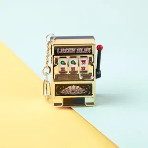 Creative Mini Slot Machine Keychain And Pendant – Fun Palm-Sized Game and Decorative Charm