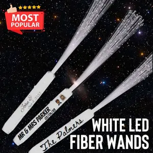 White LED Fiber Wands