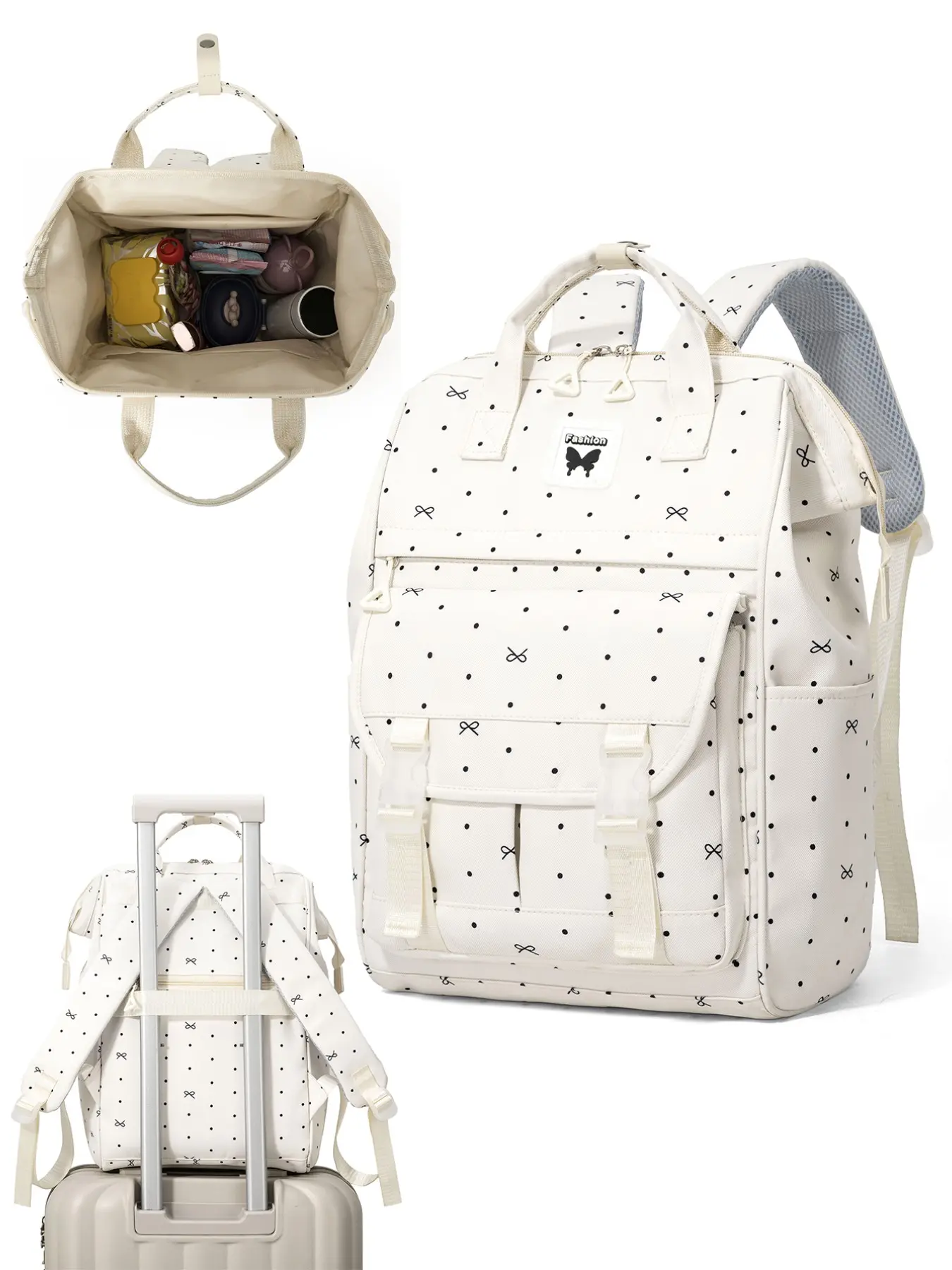 Soft Leather Backpack for Women, Large Capacity Stylish Casual Backpack for Travel, School & Computer Use, Ideal for All Seasons, Casual Lightweight Backpack, Travel Backpacks