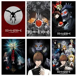 Death Note Poster DN Aesthetic Anime Wall Art for Room Aesthetic Bedroom Dorm Decor Eco-Friendly Materials Fade-Resistant Waterproof UV-Protected Vibrant Colors - Illustrations