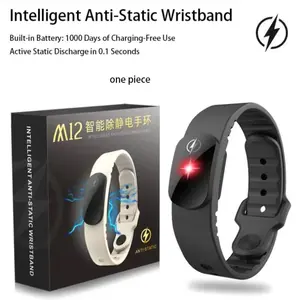 Smart Anti-Static Wristband, Electronic Antistatic Bracelet, Essential Accessory for Daily Use, Wearable, Durable Design, Comfortable Fit, Silicone