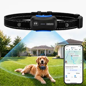 Dog GPS wireless fence device – electric fence Pet tracker-Waterproof -Real-Time Tracking, Electric Fence, Safety Alert, Waterproof, AI Health Assistant vet, Share with Family