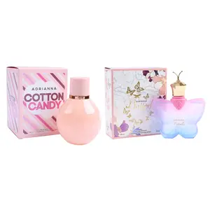 Women's Perfume Bundle - Adrianna Cotton Candy and Adrianna Butterfly - Spray Perfume for Women 100ml/3.4fl.oz. each