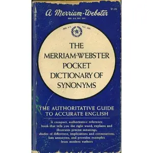 USED-The Merriam-Webster Pocket Dictionary of Synonyms by Merriam Webster (Paperback)