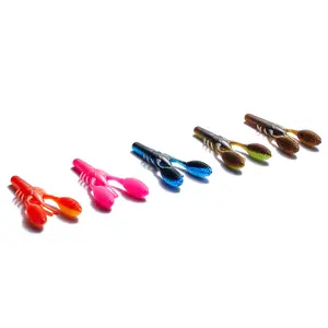 Nako Snapping Craw 2.7 inch 8 pack | Soft Plastic Craw | Ned Rig Craw