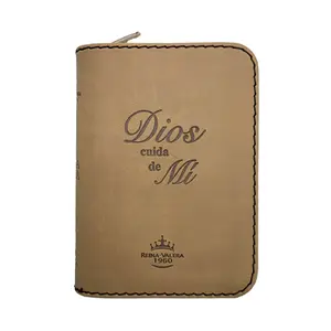 Nueva Biblia Reina Valera 1960 en tamano mini bolsillo con Cierre, Indice, Senti Piel en color Cafe claro/ Pocket Size Bible Spanish Mini Bible (Spanish Edition)