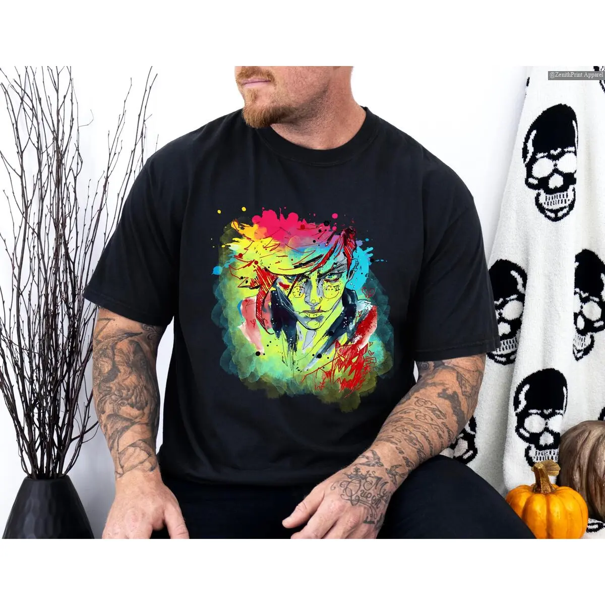 Vi Inspired T-shirt, Caitlyn Inspired Shirt, Caitvi Unique tee, League of Legend Shirt, Graphic Caitlyn Vi Tee Anime Inspired Tee
