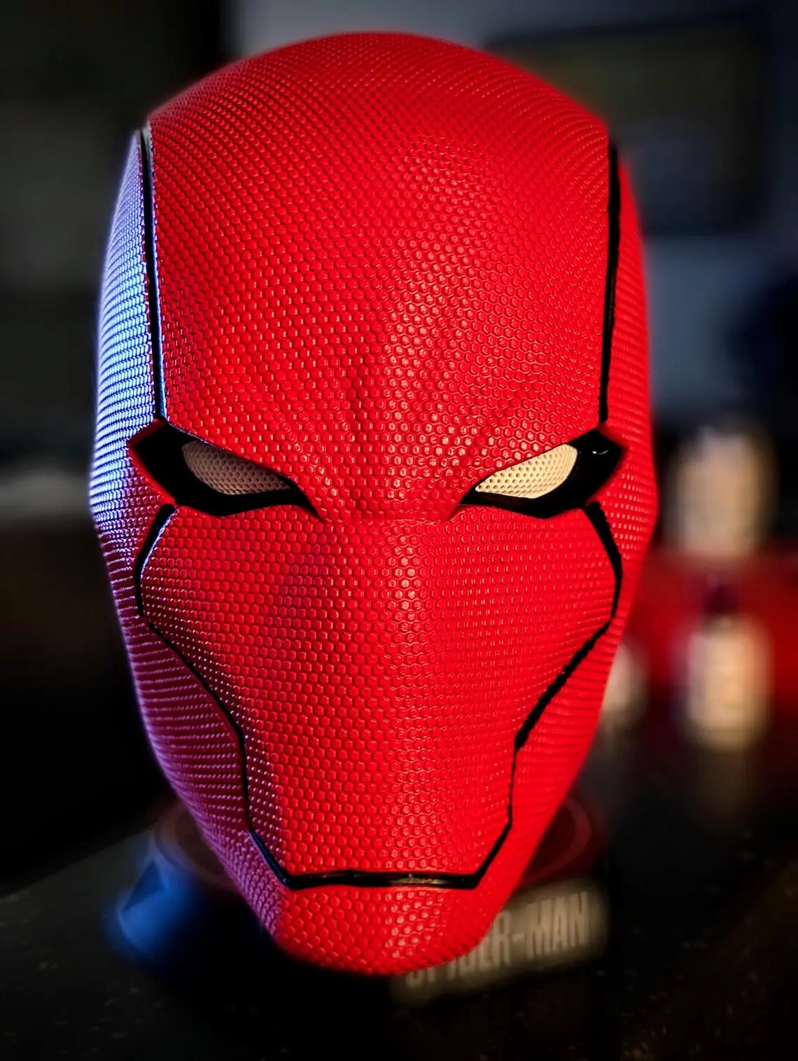 Red Hood Rebirth 3D Printed Helmet Original Design Lightweight Construction Versatile Use for Cosplay Superhero Adventures Party Event Props Supplies