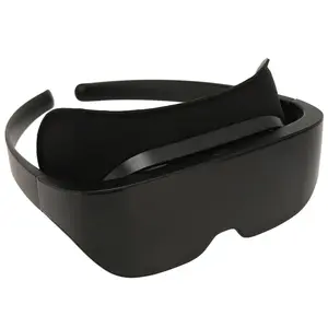 AR Glasses 4K HD 3D IMAX Wearable VR Headset Smart Glasses for Video Display Myopia Friendly Portable Augmented Reality Glasses for Watch Stream & Game on PC/Tablet/Console