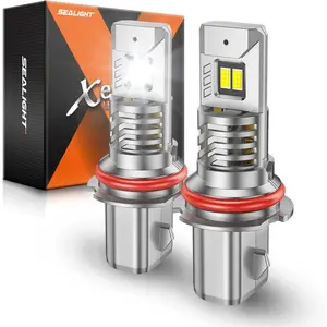 1992 Suzuki Swift 9004/HB1 80W 6500K White IP68 LED Headlight Bulbs 2PCS SEALIGHT X1S