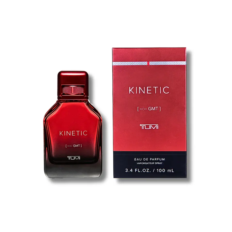 TUMI Kinetic Eau de Parfum - Men's Aromatic Woody Fragrance, 3.4 fl.oz Single Item, Warm Spicy Scent, Vanilla Scents, Signature Scent