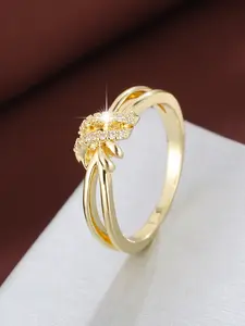 Women's Zirconia Ring, Cubic Zirconia, Casual Design Jewelry Gift, Copper Material, All-Season Accessory, Stylish Women's Rings, Beautiful Rings