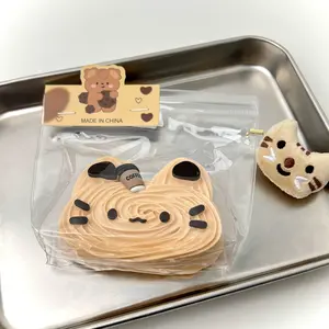【Buy 3 get 1 free】Coffee Cat Cookie tabba squishies kidstoysFood-Grade Silicone Slow-Rising Rebound Squishy Fidget Toys for Stress Relief - Soft Squeeze Toys with Thick Creamy Slime Texture, Handmade Non-Toxic Sensory Toys
