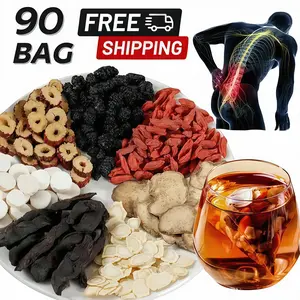 90 Bags  Kidney Tea Formula,Father's Day Ginseng Six Treasures TeaOrganic Kidney Cleanse Tea, TraditionalKidney Cleansing Tea for Men & WomenNatural Beverage Tea Packets Detox Tea