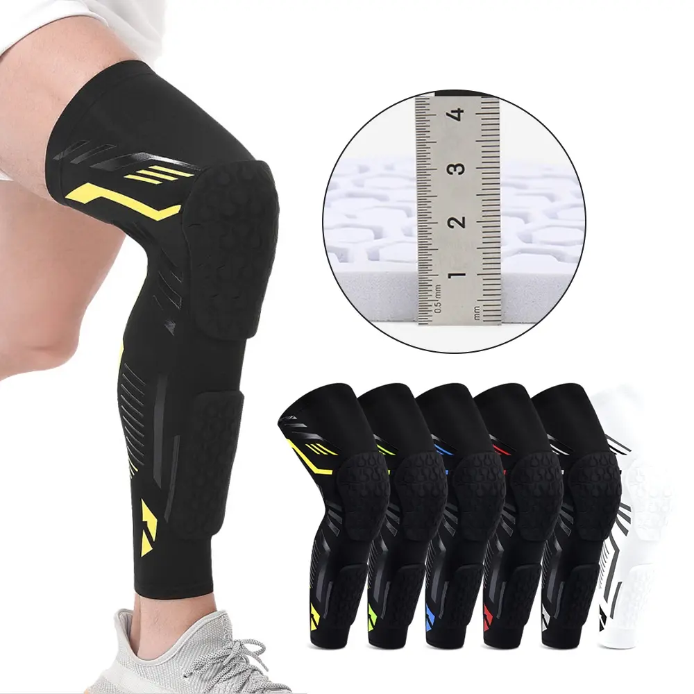 Knee Brace Compression Sleeve for Youth Sports, Anti-Collision Knee Pad & Calf Support, Ideal for Soccer Basketball Running Baseball, Sports Knee Pads, Protect Leg, Calf Compression Sleeves, Knee Supports, Sports Protective Gear, Knee Supporter