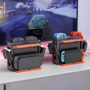 Switch/Switch 2 Multi functional Charging Storage Stand (14 card slots+16 game box slots) as a gift for boyfriend and girlfriend parties