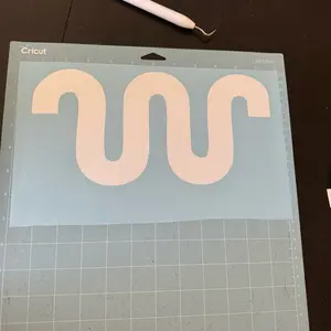 Running W car decal