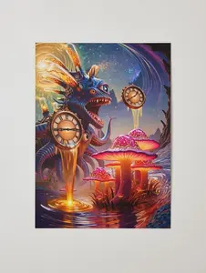 Time Leak -- Satin Poster