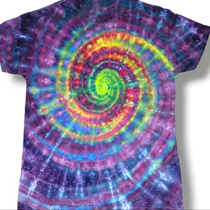 Mystery Unisex Tie dye TShirt - Unique Design - Top, Menswear, rave, rave outfit, festival, party, gift