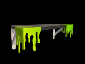 Dripping shelf decor Corner pieces 2 set | Decor | Spooky |  Horror