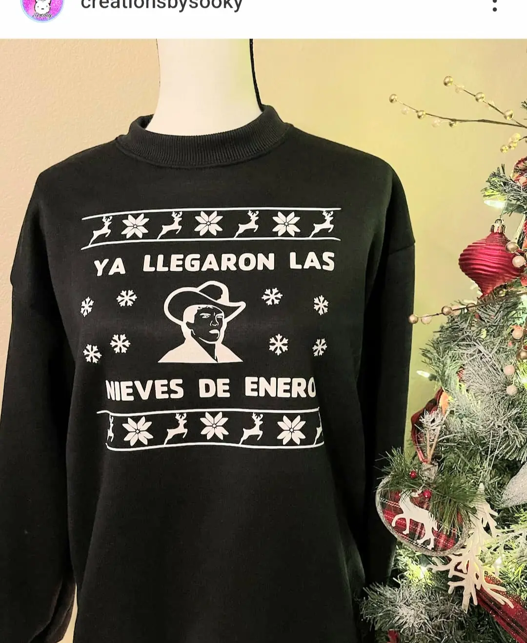 Christmas Chalino Sanchez Sweater