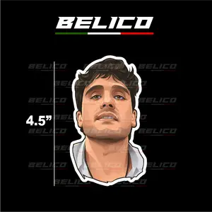 Belico Ovidio Guzman Sticker - Elegant Design, Ideal for Personalization, Perfect for Gifts and Decor