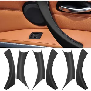 Compatible with BMW 3 Series E90/E91 Door Handle Covers, 6PCS Door Pull Handle Cover for BMW 325i 328i 335i 330i 2006-2011, for Left and Right Passenger Side (Carbon Fiber Pattern)