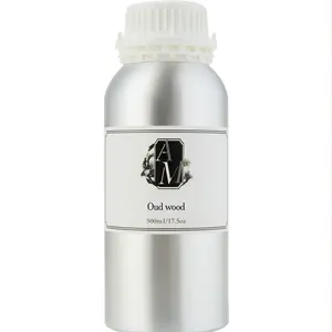 Oud Wood Scented 500ML Essential Oil, Aromatherapy Diffuser Refill Liquid, Suitable for Reed Sticks, Ultrasonic Diffusers