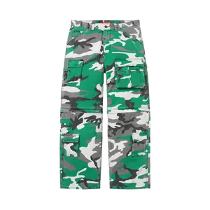 SUPREME PANT 'ZIP OFF UTILITY GREEN CAMO'