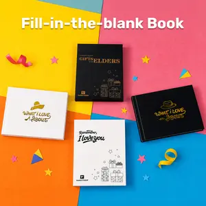 2-Pack What I Love About Dad Fill-in Journal - Unique Father's Day Gift for Men, Keepsake Memory Book from Son and Daughter