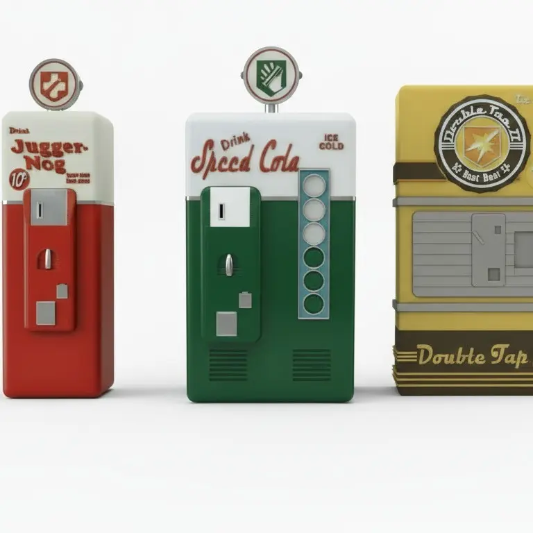 COD Zombies Perk Machines - Ultimate 19-Piece Collection of 3D-Printed Replicas for Die-Hard Fans & Collectors Speed Cola Phd Flopper Death Perception Wunderfizz Deadshot Daiquiri Quick Revive