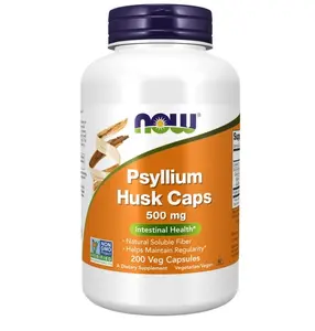 Now Foods Psyllium Husk 500mg - 200 Capsule