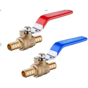 F1807 3/4inch Valve with EPDM, 1/4" Turn Full Port Shut Off Stop Ball Valve (2)
