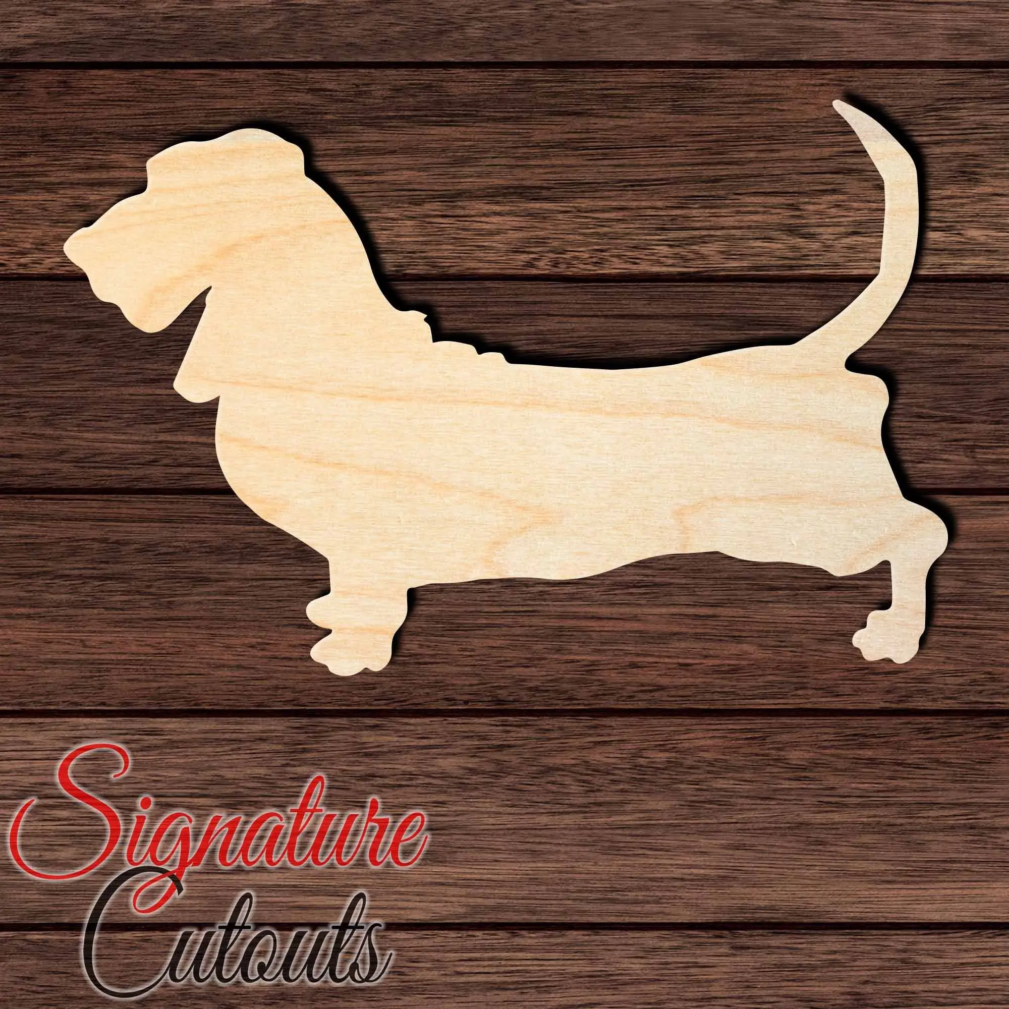 Basset Hound Shape Cutout