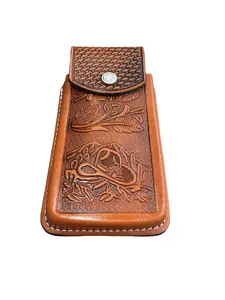 Funda Celular Vaquero de Piel Leather Western Style Phone Holster Cowboy